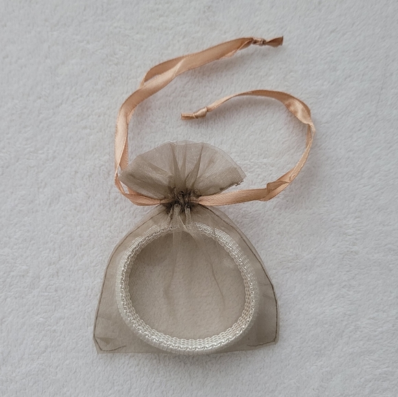 Mesh Bracelet Flexible Wide Silver Tone Bangle | Somerset Replica EUC - Picture 11 of 16